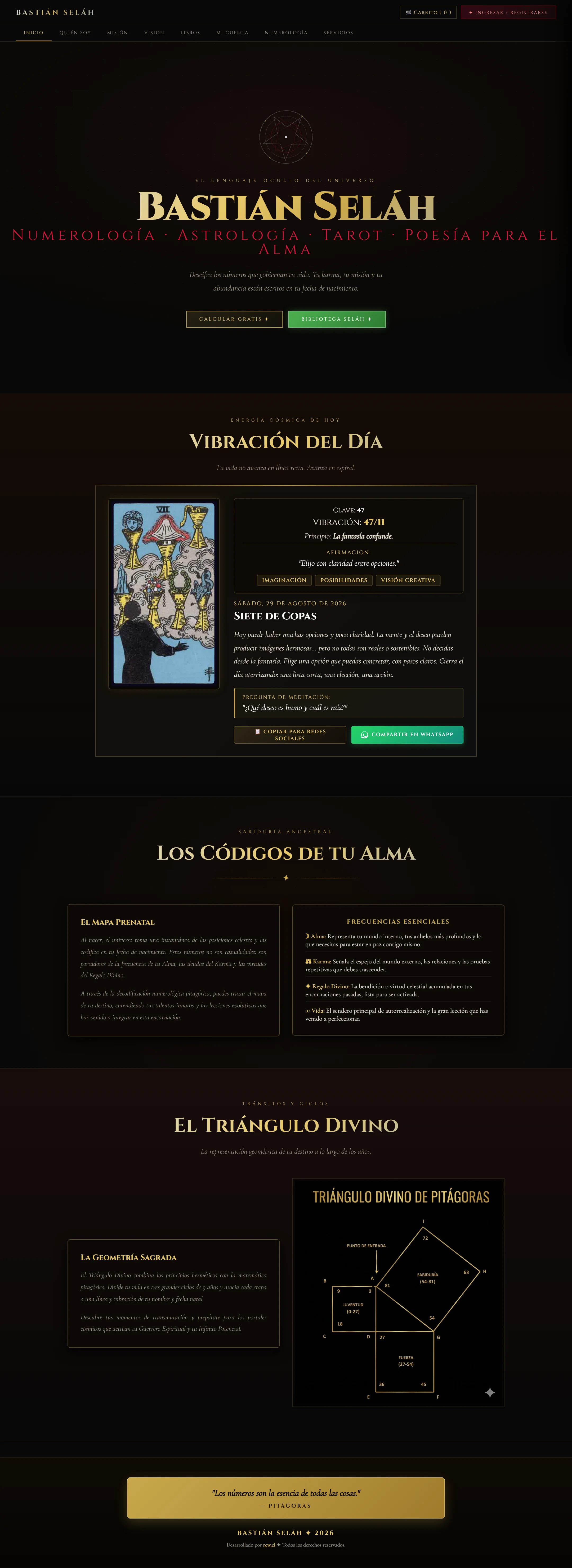 Bastián Selah - Web & IA - Captura Completa